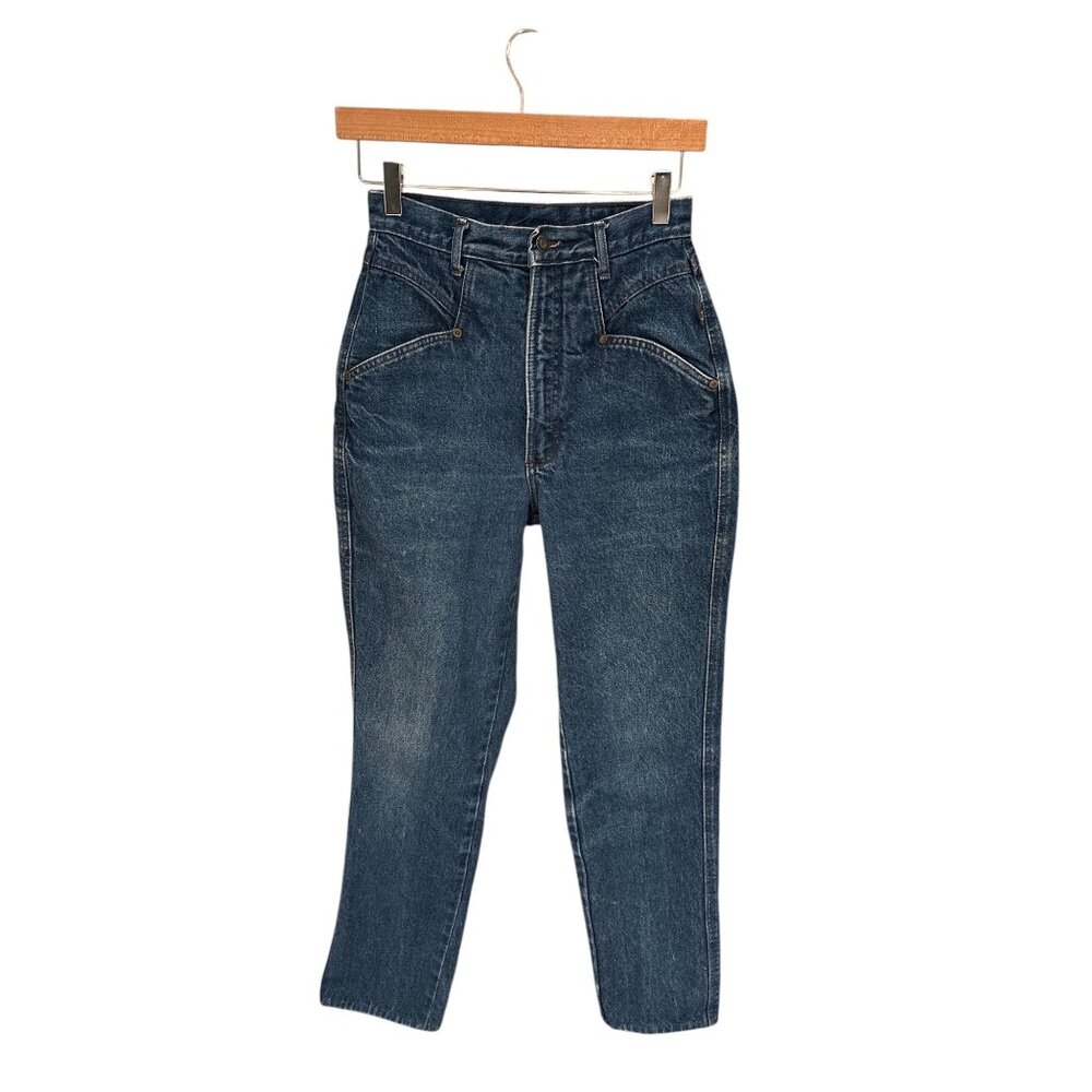 Cross J Jeans Womens High-Waisted Denim Pants Size 7/8 Made In USA